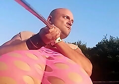 Shemale bdsm, ladyboy bondage