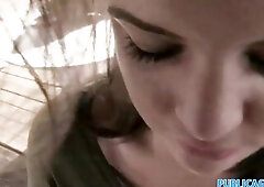 PublicAgent Hot student creampied outdoors