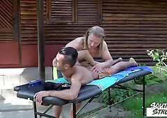 SOUTHERNSTROKES Trent Tarzan Fumbles Jimmie Chocolate-Colored Firm Man Sausage