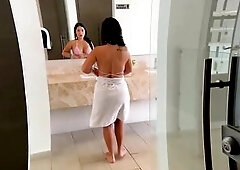 My boss's secretary has been watching me since day one. Taut petticoat, blouse that pops, massive bazookas that exceed every button. This day I d
