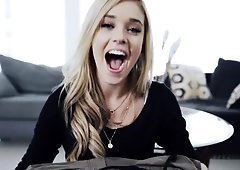 Kali Roses gives public bj then gets pov fucked inside the house