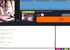 sissy sarah frolicking with bra-stuffers on cam