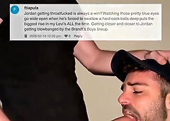 J takes suggestions on suck T cock