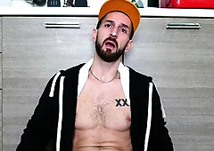 Masturbate off my massive weenie and spunk sitting on floor