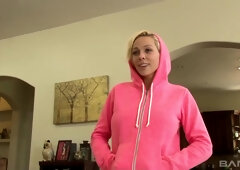 Harlow Harrison - Fucked So Hard She Works Up A Sweat Before Swallowing