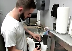 DrillMyHole.com: Hairy Josh Long throat fuck after interview