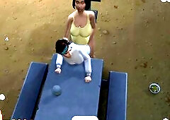 Sex in a park!