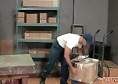 Muscle bear flip flop and anal cumshot