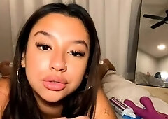 Amateur Brunette Anal Toy