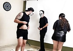 Undress Game with spouse and his ally got so far