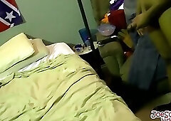 Big dicked black stud enters white dudes ass with every inch