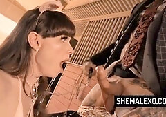 Shemale-deepthroat, tranny-porn