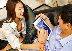 Aesthetic dick-riding session with a passionate girlfriend