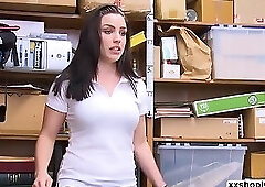 Raven swallows Officers cock to pay her case