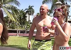 Independence day teenage group sex