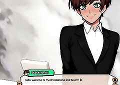 My Femboy Roommate: Specific Weekend #02 - Femboy Boyfriend Just Chilling Showing His Bubble Ass adult visual novel, visual novel,