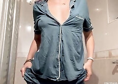 cute eighteen year old college cutie with a flawless body has the majority alluring twat in the world