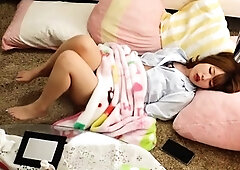 Japanese solo masturbation