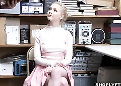 Blond suspect stole low priced items from the storefronts, which altogether came out below twenty bucks. So standard Catch & Release protocols wer