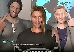 Booty visual novel adventure with big boobs