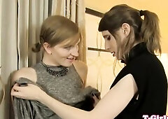 Dom TS assfucking les transsexual
