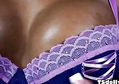 Interracial transsexual pair Jessica Fox and Chanel Couture