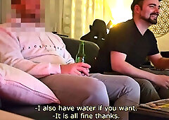 Heterosexual Ex Co-Employee Enticed, After Annual Company's Dinnerparty