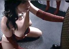 uniform, fetish, threesome, toys, lesbians, bdsm, uncategorized, bondage, hardcore, COCO, KAYLA AND OPHELIA - LESBIAN SUPERHEROINE