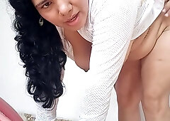 Chica Hermosa Follando De Pie