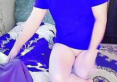 Trans girl Crossdresserkitty gets off with some solo action