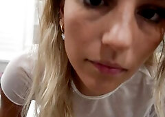 College Teen Hotty Gets a BIGGEST FACIAL After a Halloween Party!!!