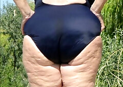 Mega Bootie Supersized Big Beautiful Women And Ssbbw Beach Candid - Sbbw