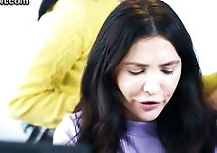 Ebony trans bangs female in cunt by large wicked jock