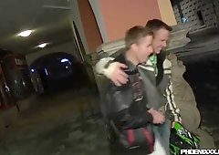 Fit jocks Johan Volny and Thomas Fiaty have humid ass-fuck orgy