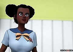 Carton girls are taking off their clothes and expecting to get fucked hard, until they cum