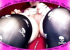 Massive Sex toy and Vibro Masturbation