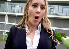 Ivy Maddox got picked up by Martin Gun outdoors