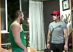 Mexican boy is fucked by Delivery man part one