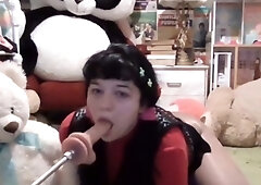 Close up BJ cumshot