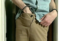 Sensuous Twunk Unclothe and Jack Sesh