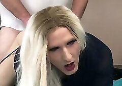 Super Hot Blonde Femboy Bailey Wilde Fucked - Compilation 2