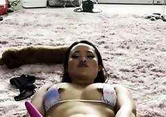 Japanese Teen Orie Okano Being Penetrated With Toys
