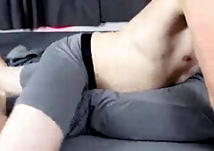 Poking my Cushion in Sofa until I Jizm in my Undergarments (Solo Masculine Yelling)