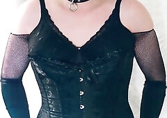 Mighty Make-Up Sissy Whore Puts getting clothed and prepped for the night!