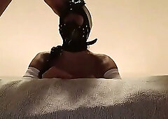 Bound, Gagged, and Hooded: Oral Fun with a Big Cock