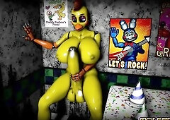[SFM] Futanari Toy Chica Solo Loop Alternative