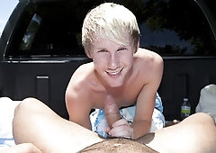 Outdoor hardcore with horny Hayden Chandler