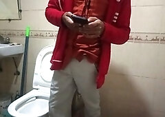 Young couple, bathroom, youthfull