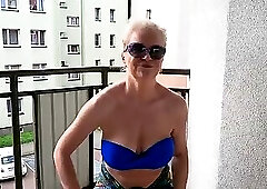 A Little Exhibitionism On The Balcony