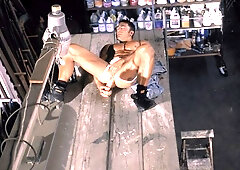 Inserting his manhood into his anus (Jake Andrews, Cort Jensen)